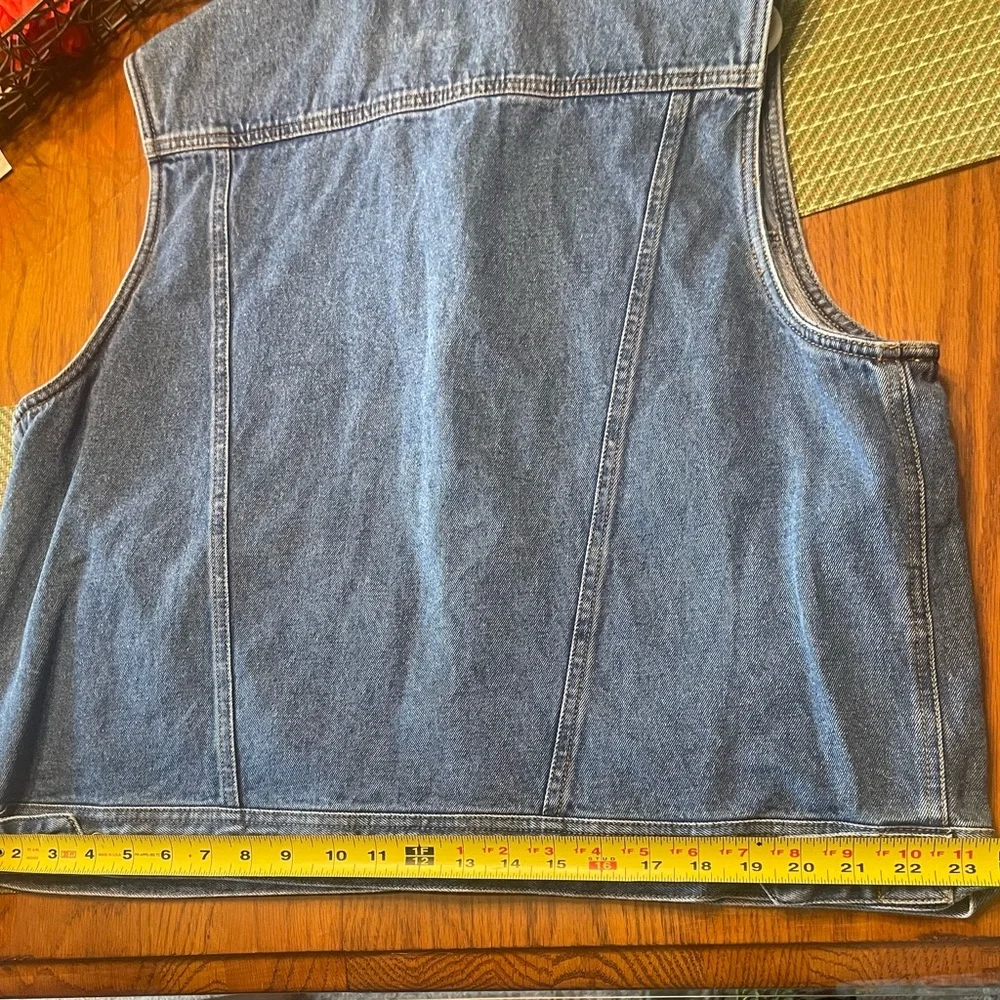 Vintage XL Eddie Bauer Denim Vest